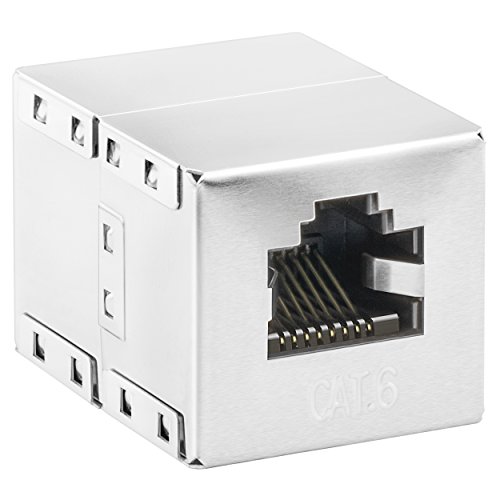 mumbi CAT.6 Ethernet Modular Kupplung / RJ45 Netzwerkkabel Buchse / Adapter für CAT6 Kabel