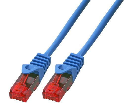 BIGtec 3m CAT.5e Ethernet LAN Patchkabel Gigabit Netzwerkkabel Patch Kabel blau (RJ45, Cat 5e, Twisted Pair UTP, 1000 Mbit/s) 2 x RJ45 Stecker ideal für Switch , DSL Verbindungen , Patchfelder , Patchpanel , Router , Modem , Access Point und andere Geräte mit RJ45 Anschluß ,CAT Kabel KAT Kabel CAT5e