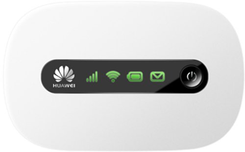 Huawei E5220 Mobiler Wifi WLAN-Router (deutsche Version, bis zu 10 WLAN-Zugänge, 5s Boot-Zeit, HSPA+) weiß