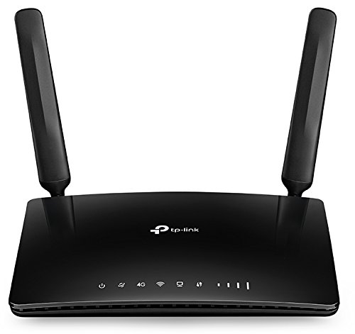 TP-Link Archer MR200 Dualband 4G LTE WLAN Router (150 Mbit/s im Download, simultanes Dualband, 300 Mbit/s(2,4GHz) + 433 Mbit/s(5GHz), frei konfigurierbarer LAN/WAN-Port) schwarz