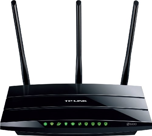 TP-Link TD-W9980B(DE) WLAN Router (VDSL/ADSL, 300Mbit/s (5GHz) + 300Mbit/s (2,4GHz) 4 Gigabit LAN, 2 USB Ports für FTP und Mediaserver)