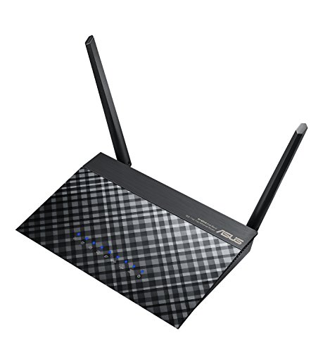 Asus RT-AC51U AC750 Black Diamond Dual-Band WLAN Router (802.11 a/b/g/n/ac, Fast Ethernet LAN/WAN, USB 2.0, Print FTP UPnP VPN Server, IPv6, SSID)