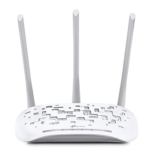 TP-Link TL-WA901ND V5.0 450MBit/s-WLAN Accesspoint (802.11b/g/n, WPS, Multi-SSID, WMM, Ping-Watchdog, 3 abnehmbare 4dBi-Antennen, unterstützt AP/Client/Bridge/Repeater) weiß